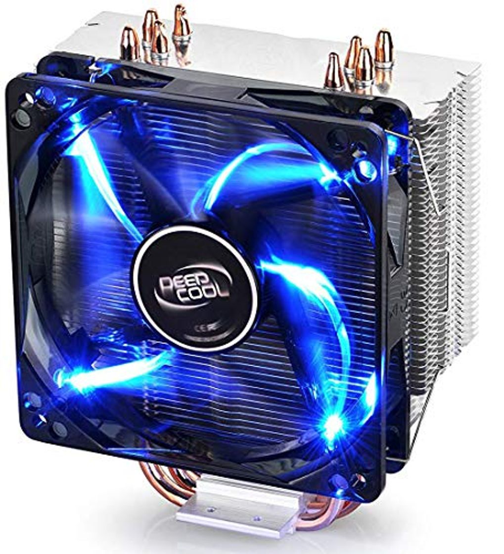 Social Refrigerador de aire DEEPCOOL azul GAMMAXX400 PLUS 4 Heatpipes