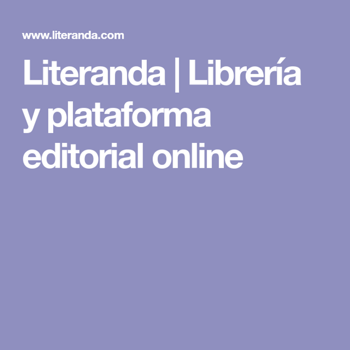 Moda Librería Literanda