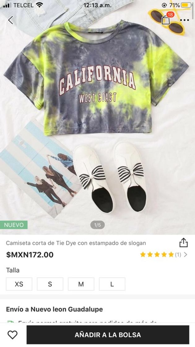 Moda Camiseta corta 