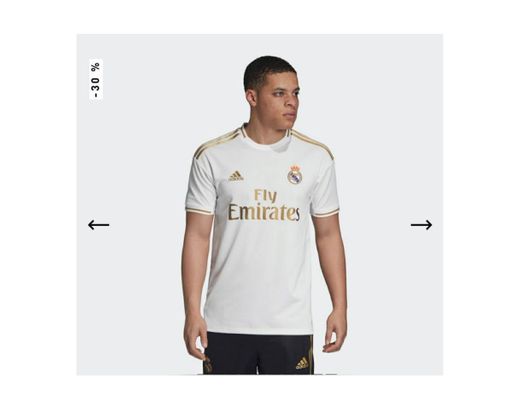 adidas Jersey Uniforme Titular Real Madrid - Blanco