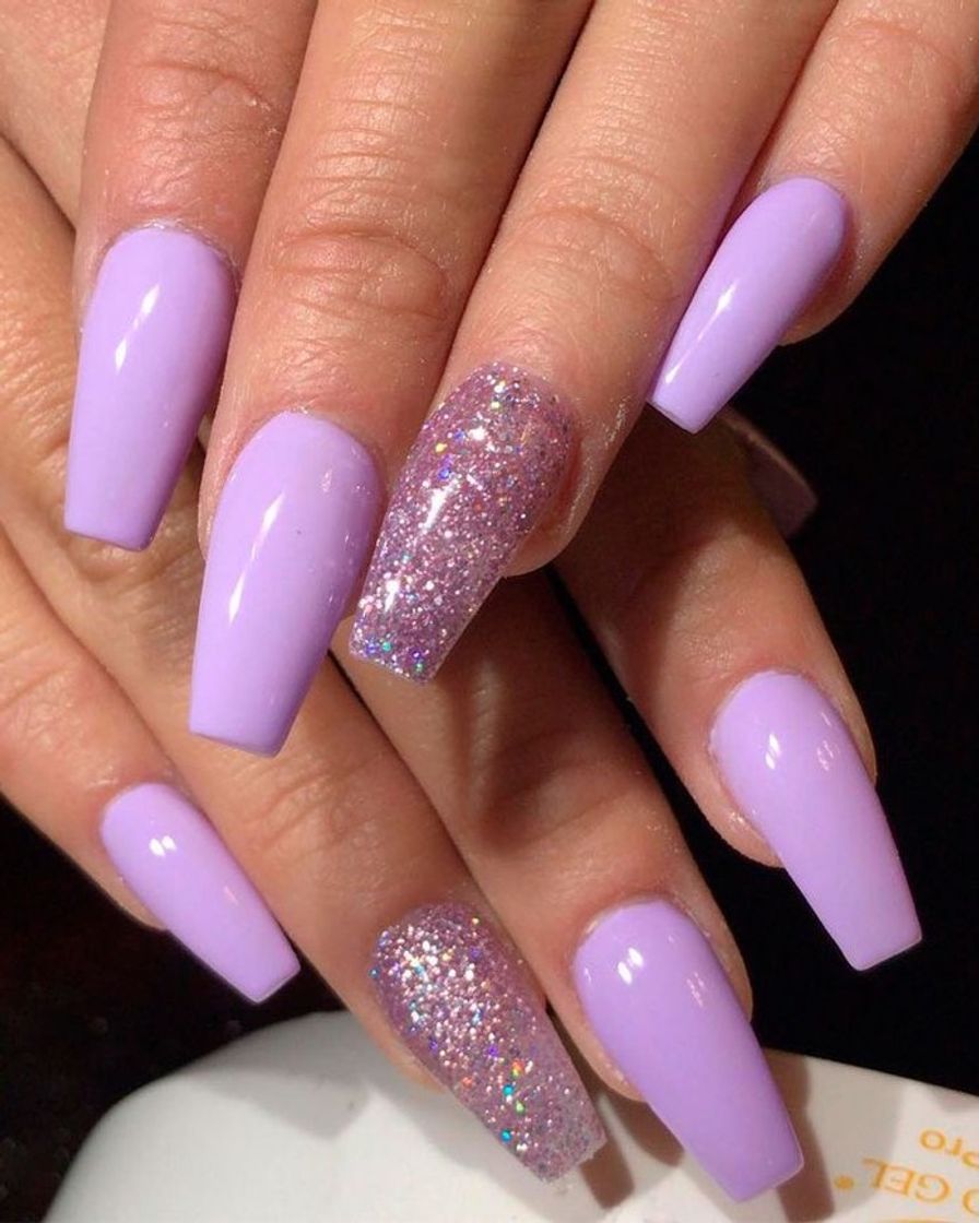 Fashion Cute Purple Nails