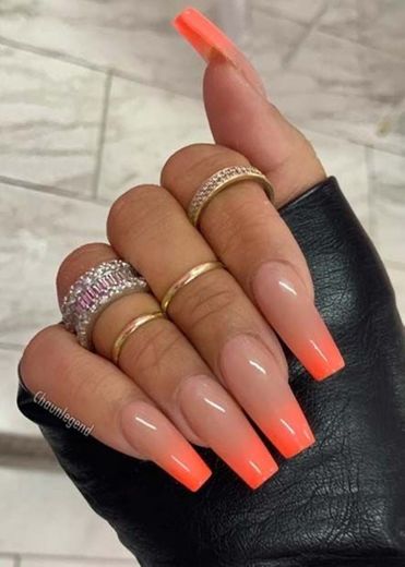 Neon summer nails