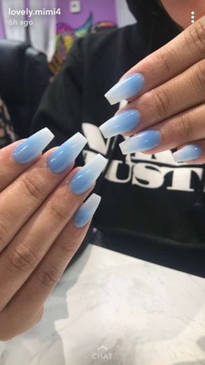 Cute blue nails