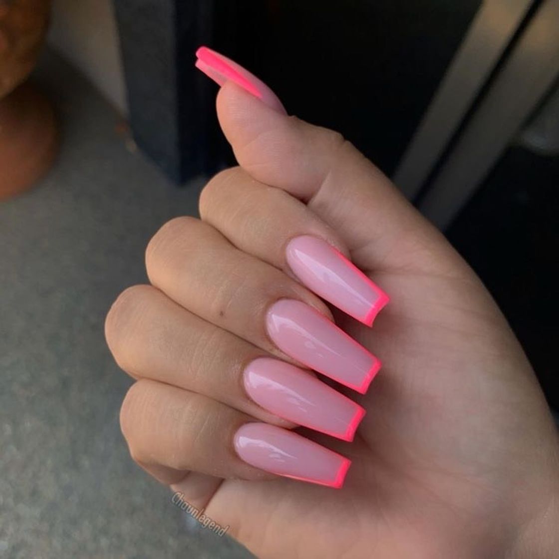 Fashion Cute pink nails