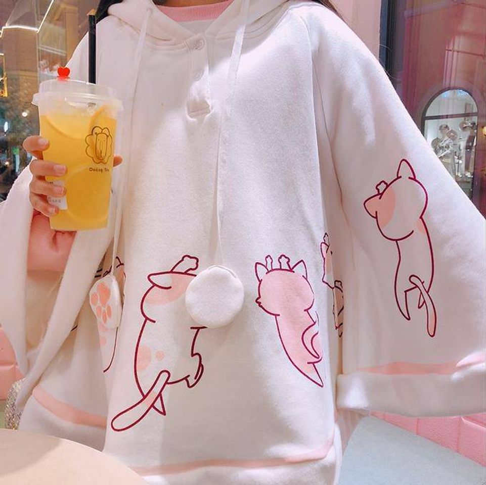 Product Kawaii Neko Cloak Hoodie 