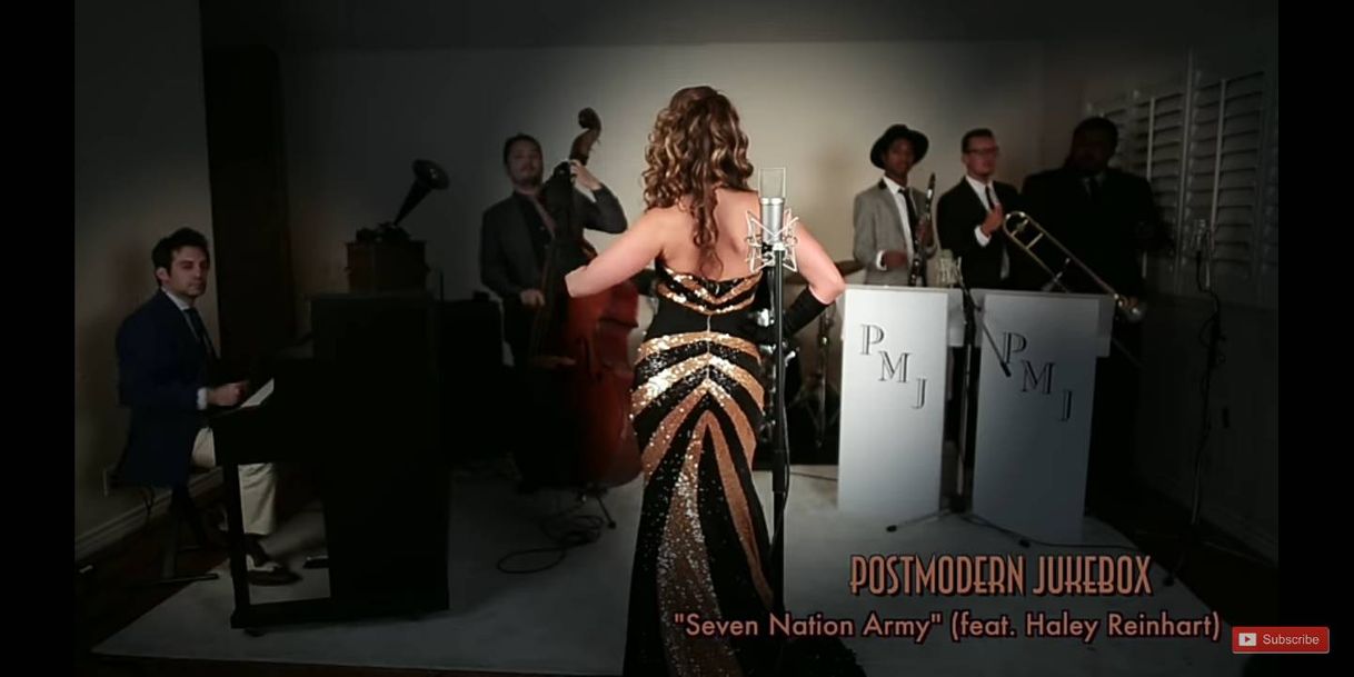 Canción 💠 Seven Nation Army - Postmodern JukeBox / Haley Reinhart. 