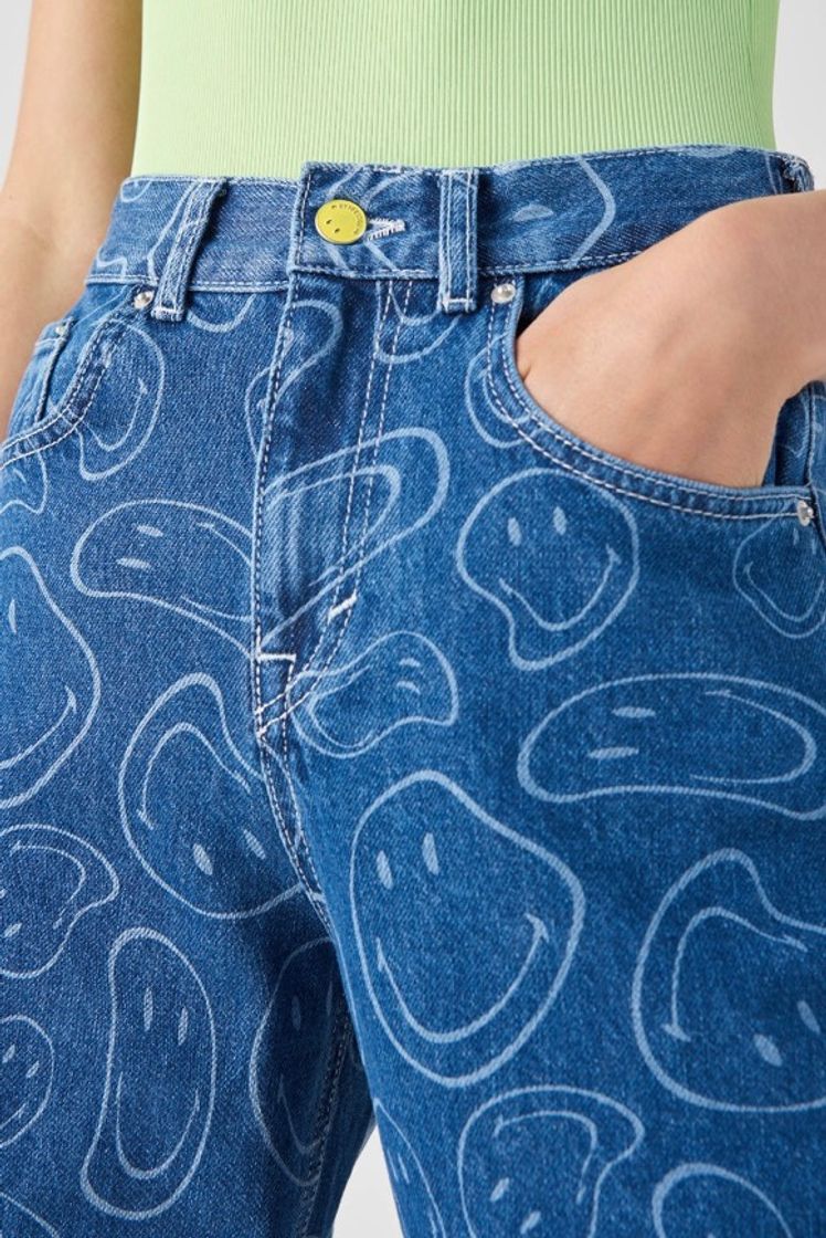 Producto Jeans slouchy Smiley azul