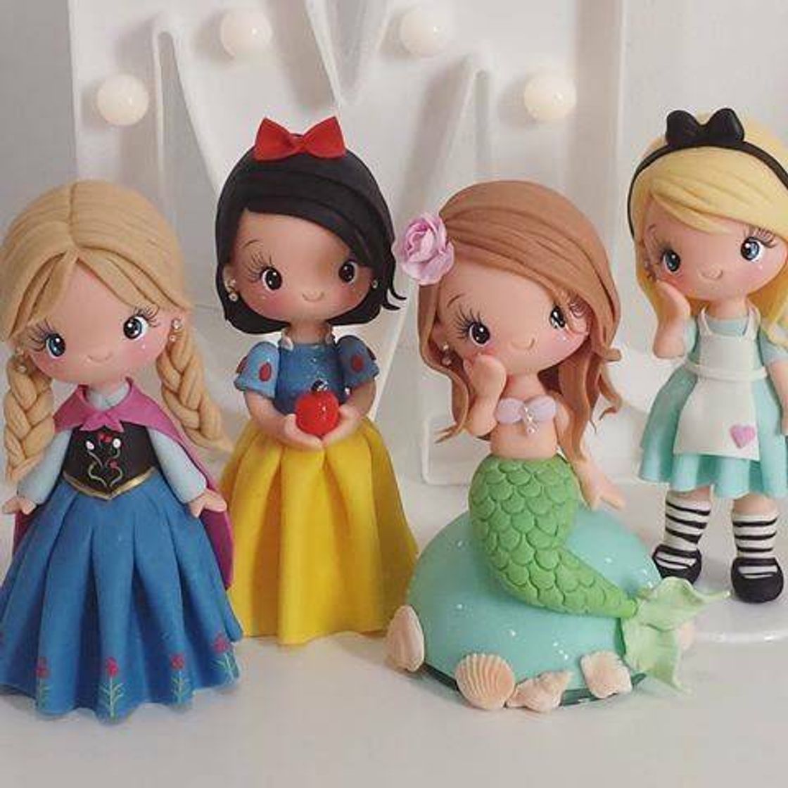 Fashion Princesas da Disney em Biscuit - Ver e Fazer