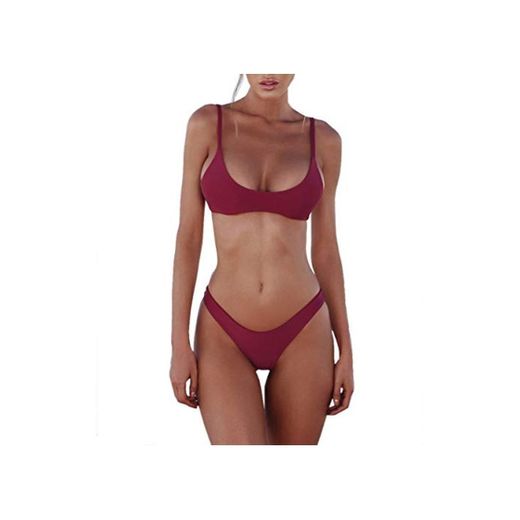 heekpek Bikini Mujer 2019 Push up con Relleno Bikini Bandeau para Mujer