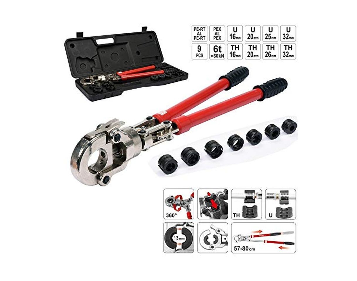 Productos YATO YT-21735 ALICATES DE ENGARZADO MANUALES PEX