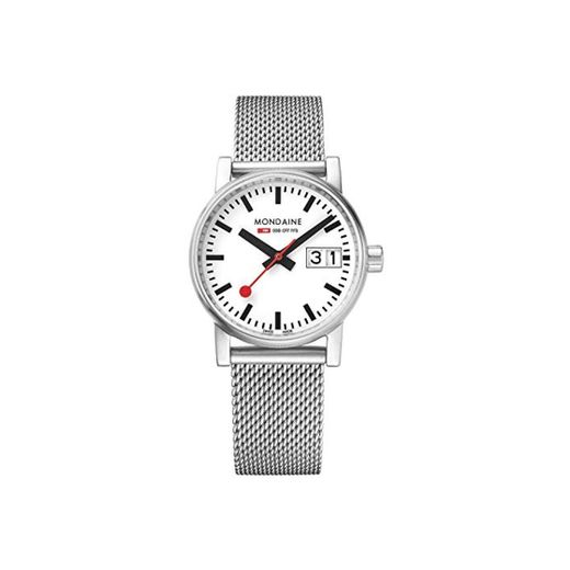Mondaine Evo2- Reloj de Acero Inoxidable para Mujer