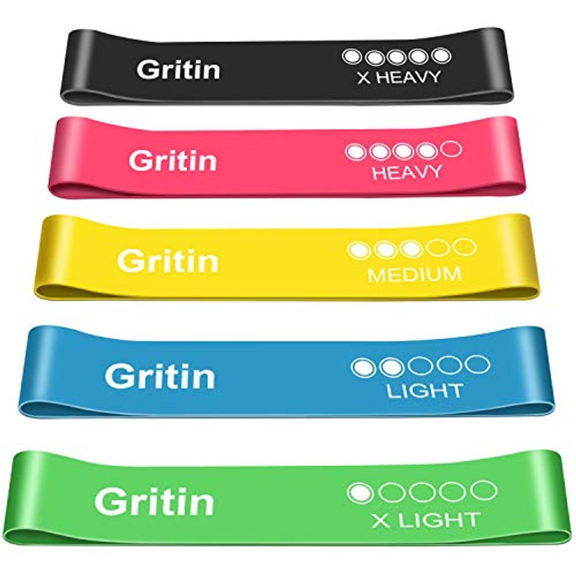 Social Gritin Bandas Elasticas de Fitness/Bandas de Resistencia