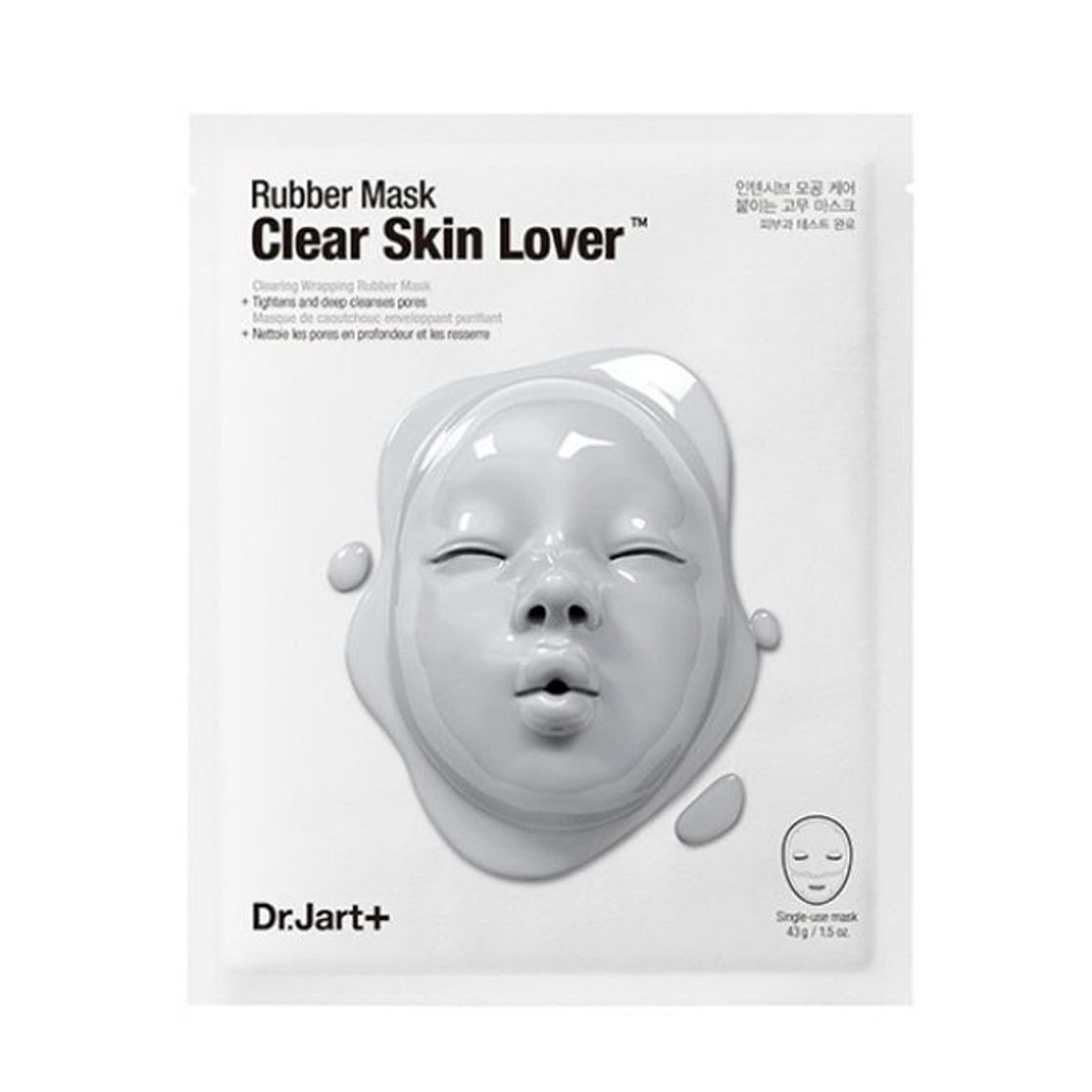 Moda Clear Skin Lover Rubber Mask - Blush-Bar