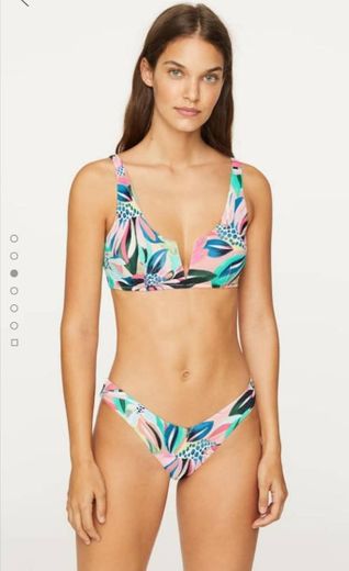 Bikini halter flor 