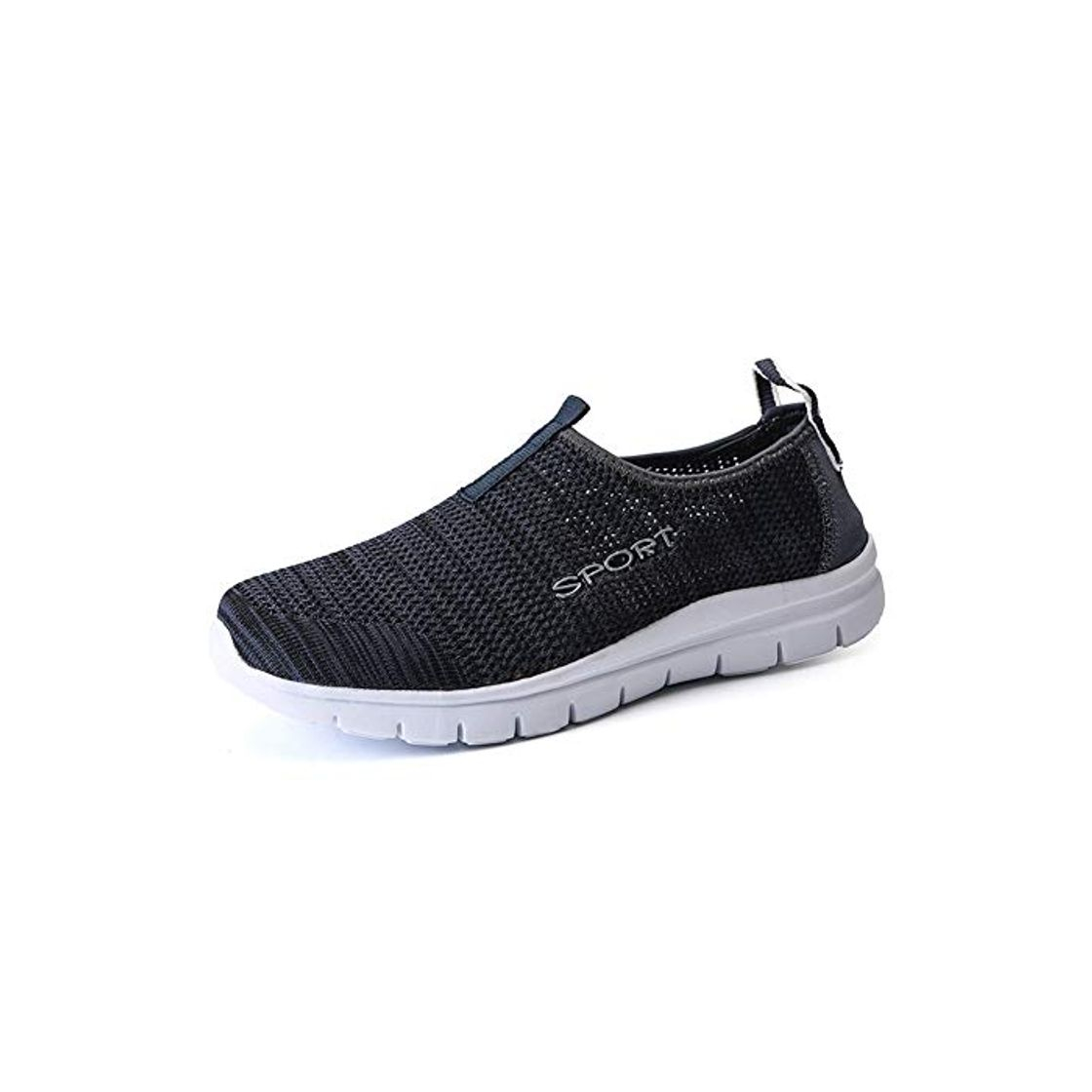 Fashion Zapatos de Hombre Resbalón Transpirable en Lofers Pisos Zapatillas de Malla cómodas para Caminar Joggin Fitness