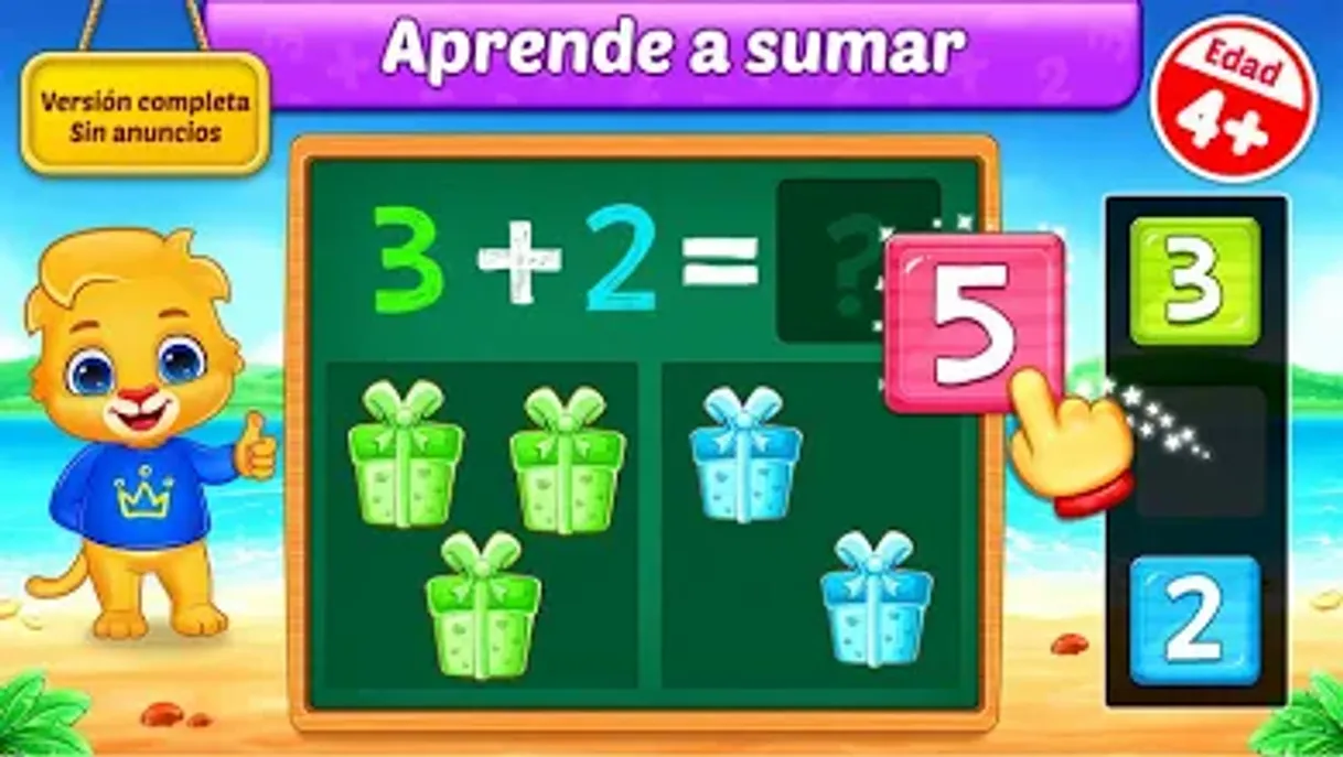 App Aplicación de matemáticas para niños 🤩 