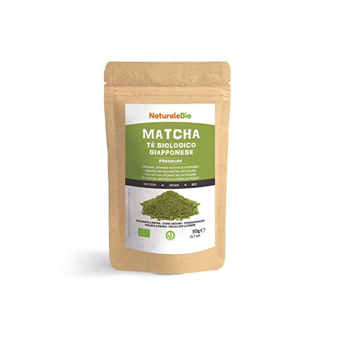 Social Té Verde Matcha Orgánico Japonés En Polvo [ Calidad Premium ] 50g.