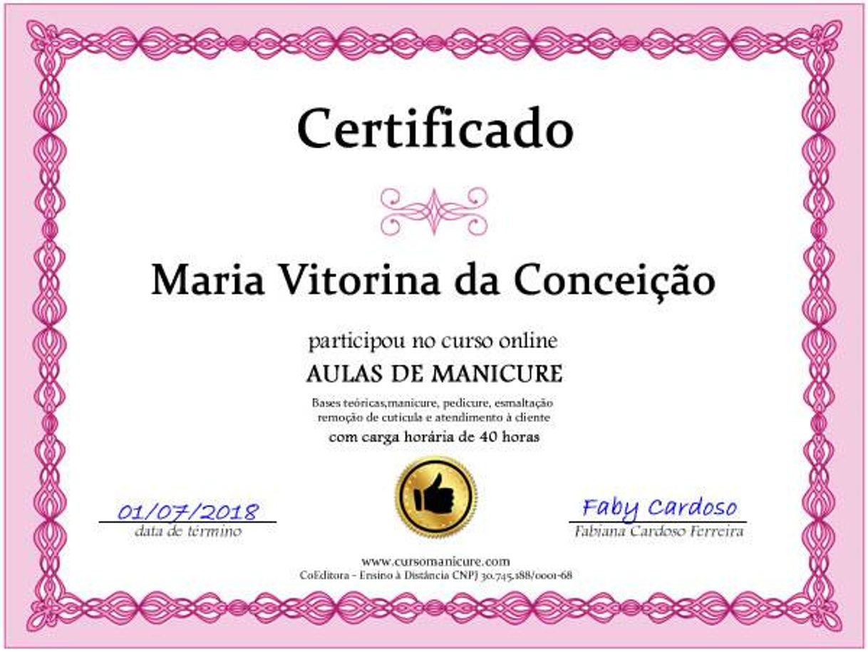 Fashion Curso de manicure e pedicure clica em saber mais 