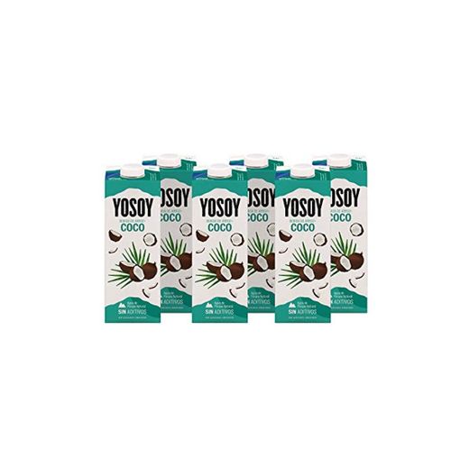 YOSOY Bebida de Arroz con Coco 1L [caja de 6 x 1L]