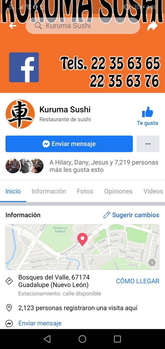 Restaurants Kuruma Sushi