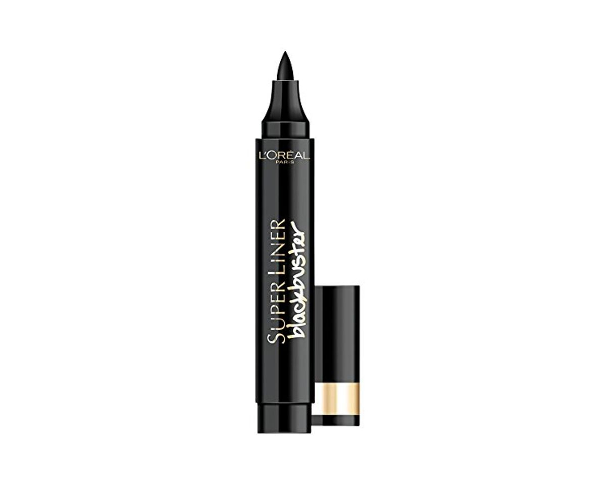 L'Oreal Paris Lápiz de Ojos Eyeliner Pluma Trazo Fino y Grueso Super Liner Blackbuster