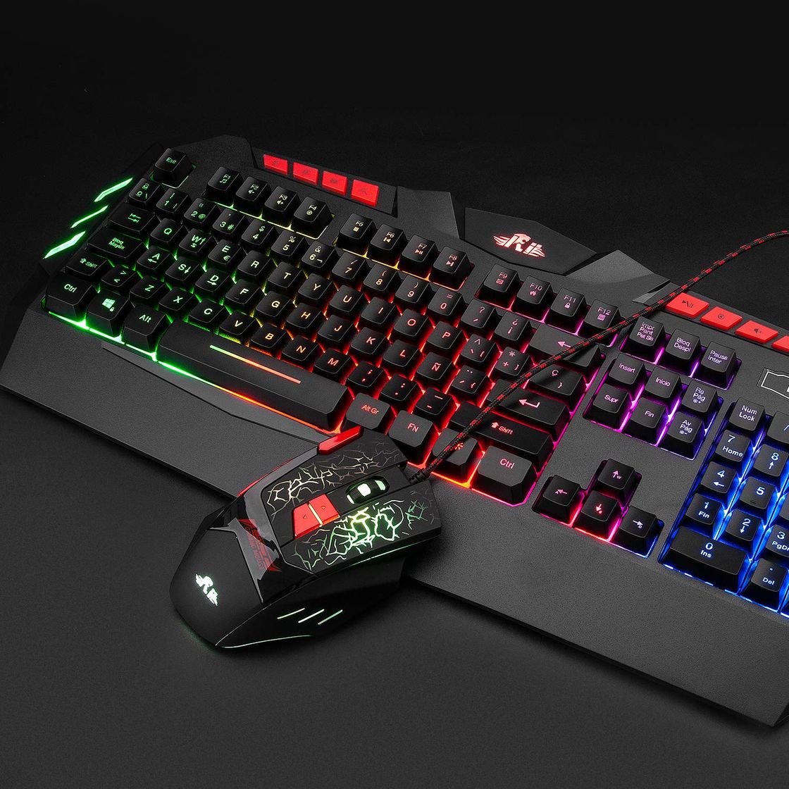 Social Rii RK900+ Teclado con sensibilidad mecánica Completo