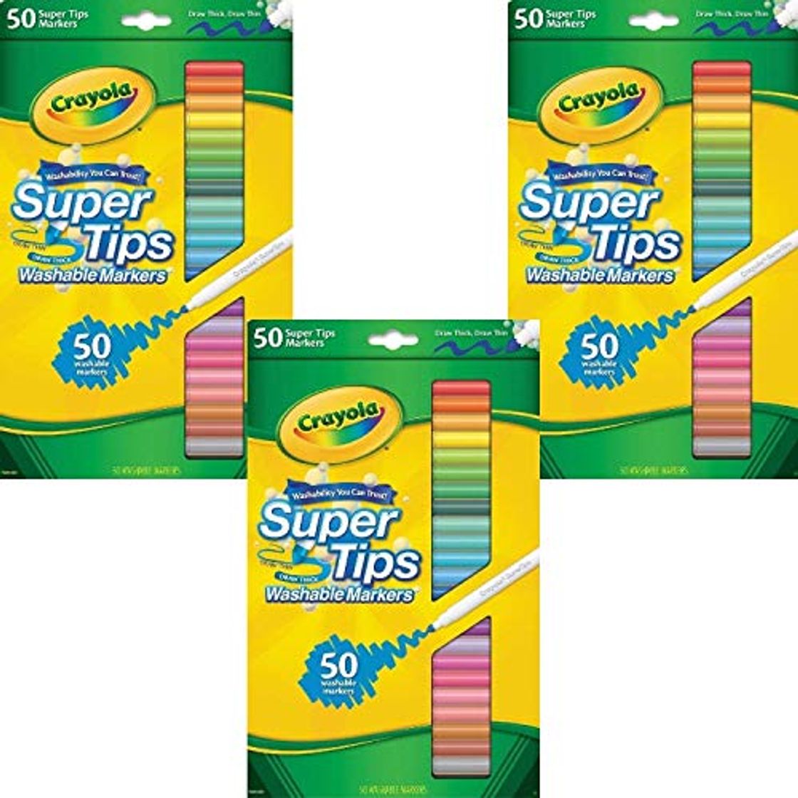 Producto Crayola 150 ct Washable Super Tips Markers 50 Color Variety