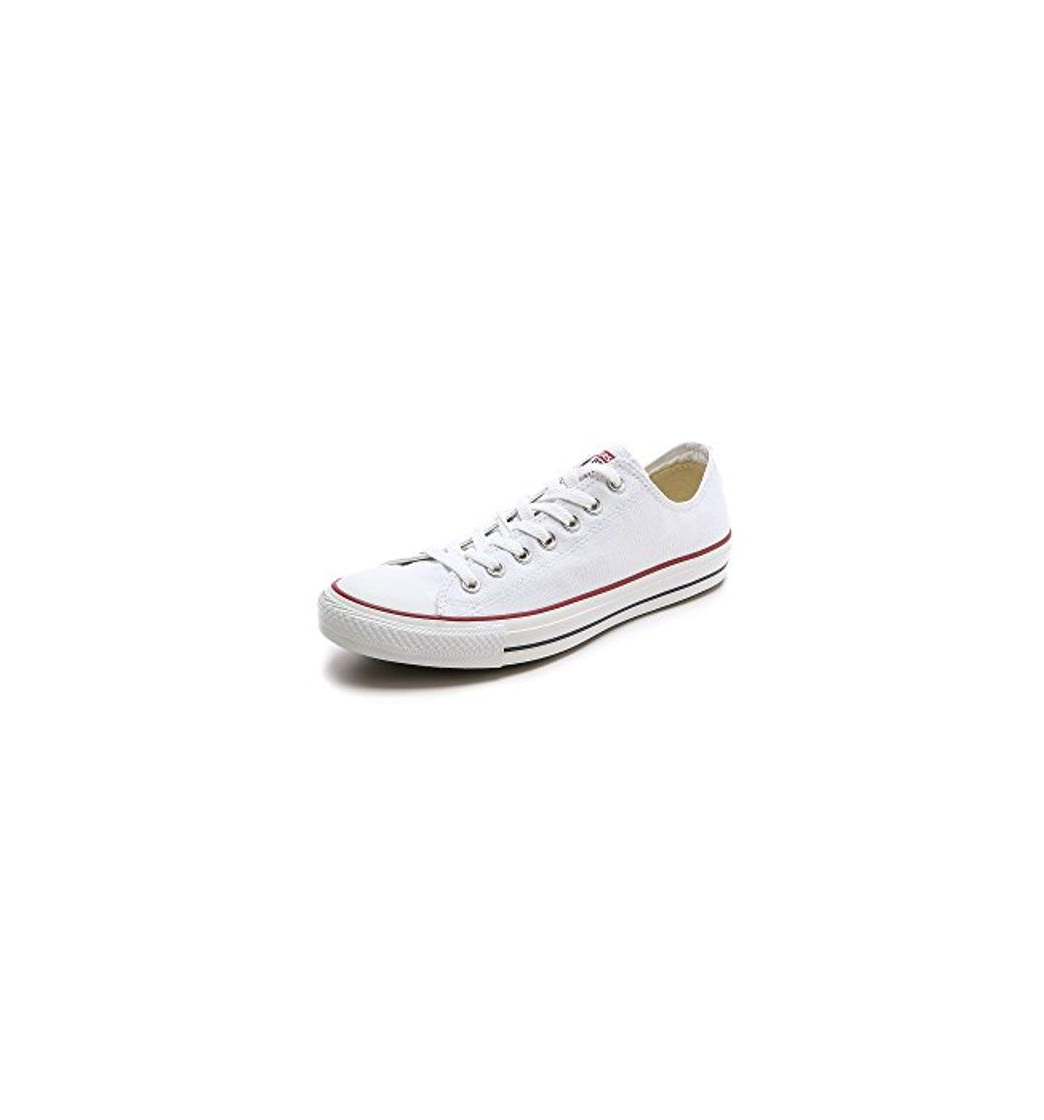 Fashion Converse Chuck Taylor All Star Ox, Zapatillas de Lona, Unisex, Blanco