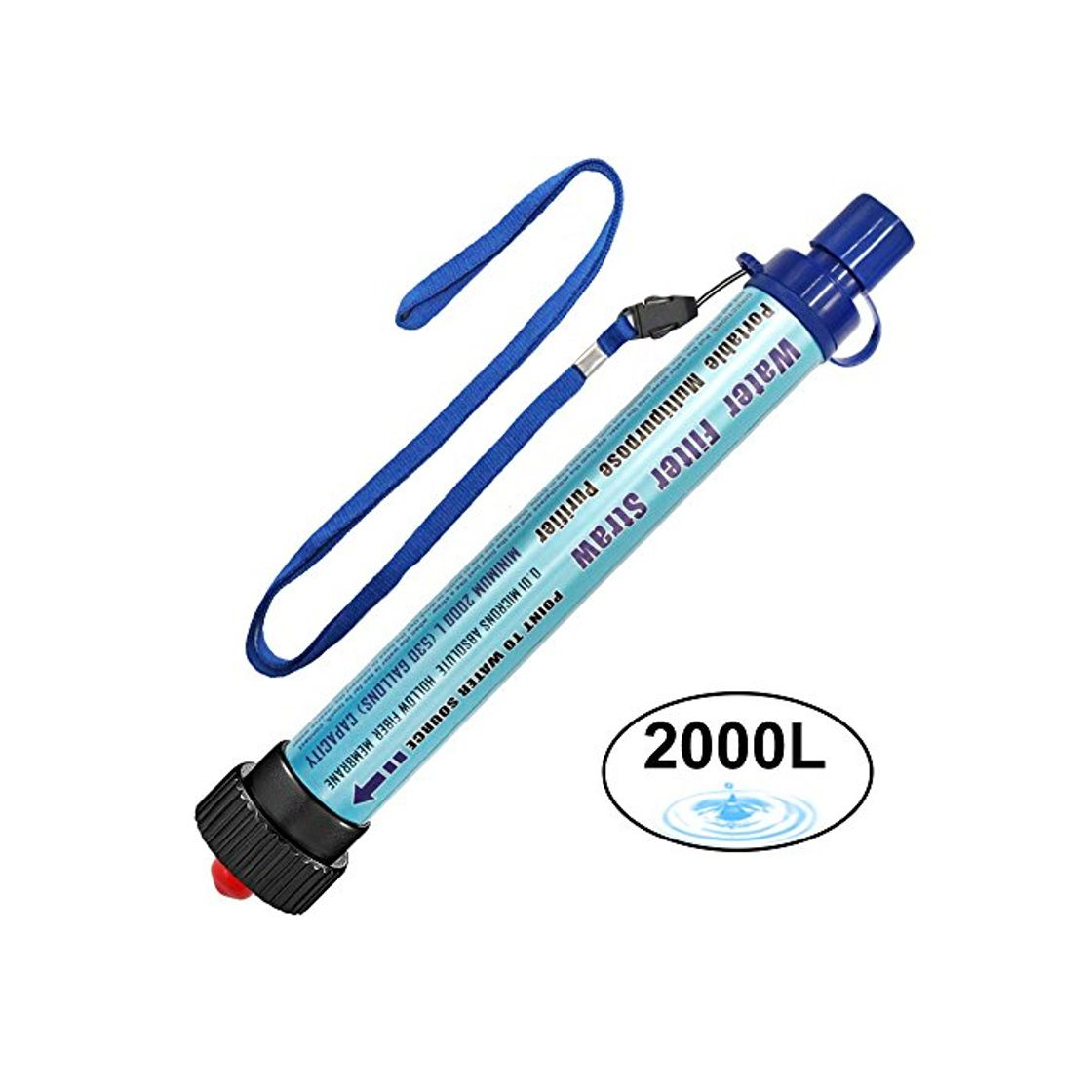 Productos Filtro de Agua DeFe 2000L Personal Sistema de Filtración de Agua 0.01