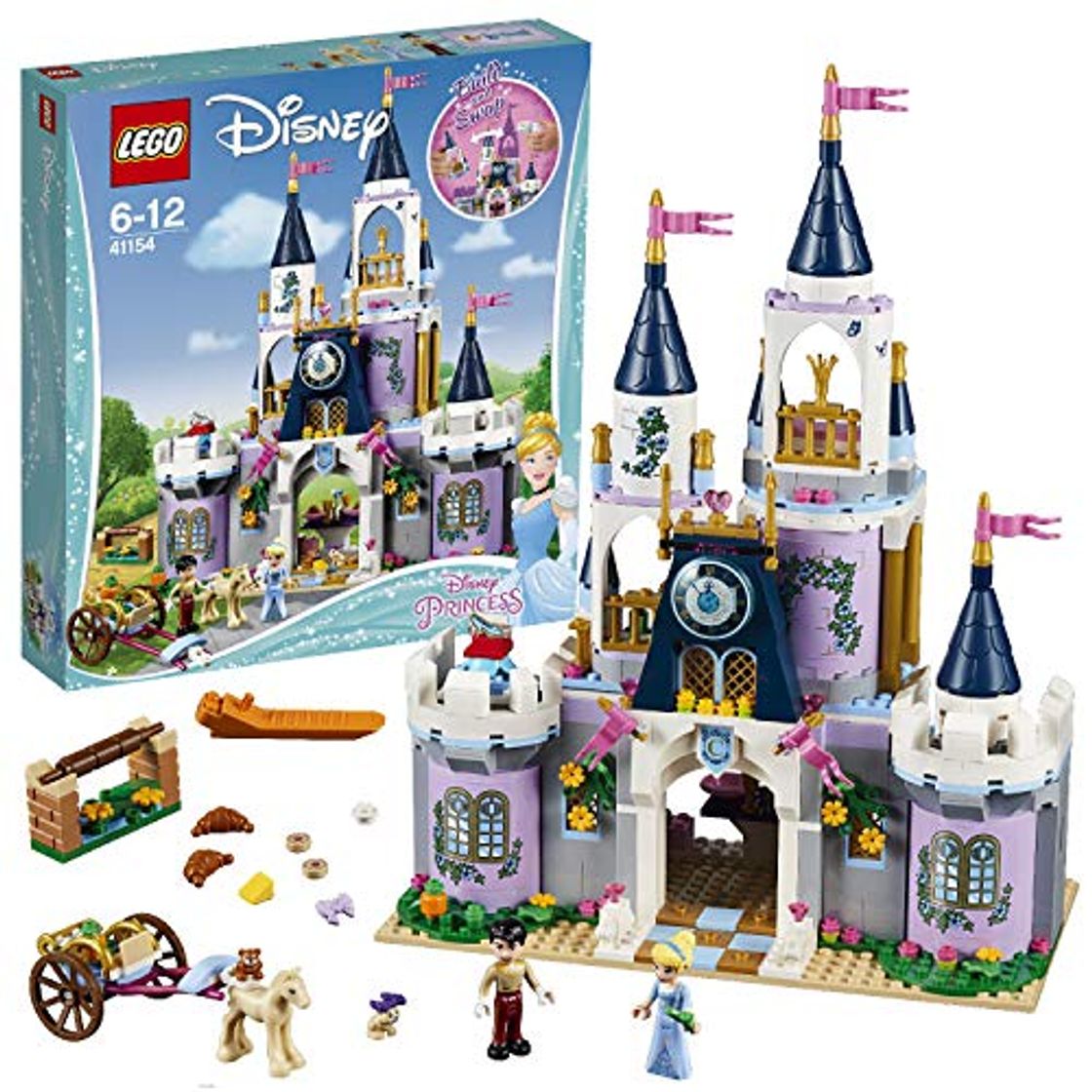 Producto LEGO Princesas Disney - Castillo de Ensueño de Cenicienta, Juguete Creativo con