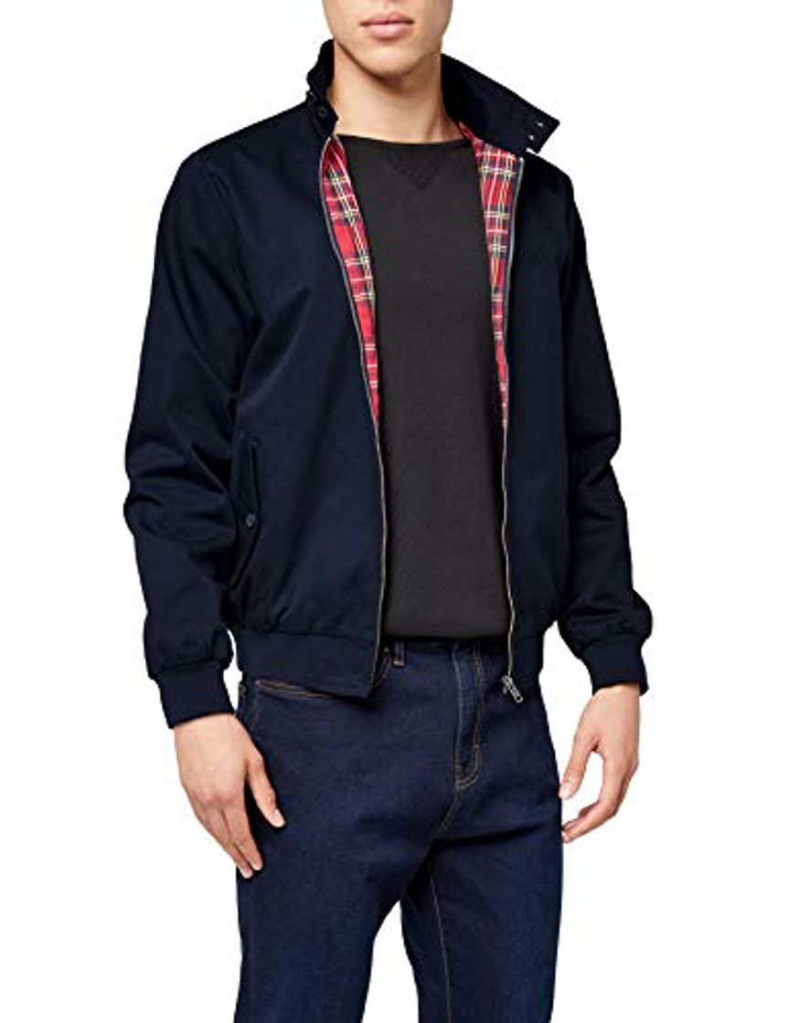 Products Merc Harrington, Abrigos de Manga Larga Para Hombre, Azul