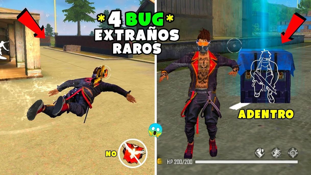 Fashion 4 NUEVOS BUG EXTRAÑOS Y RAROS EN FREE FIRE 😱🔁