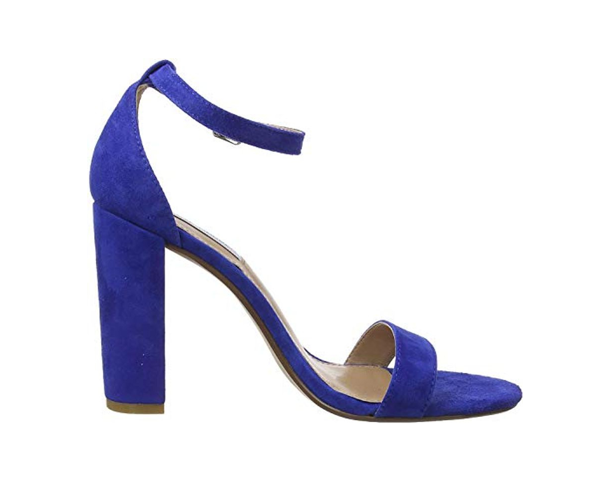 Moda Steve Madden Carrson Sandal, Sandalia con Pulsera para Mujer, Azul