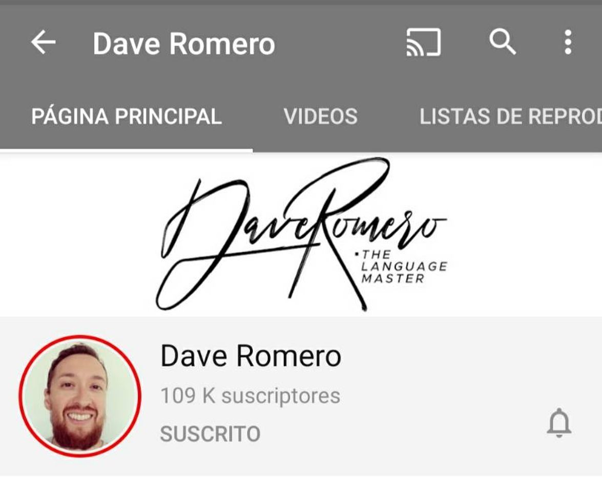 Fashion Canal de Youtube Dave Languages