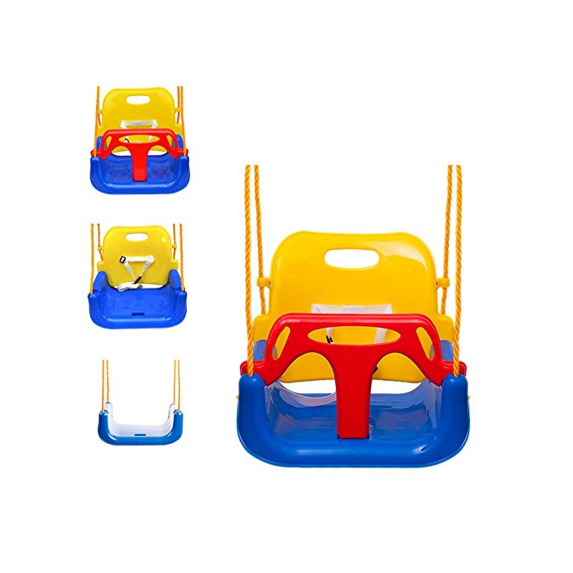 Products EXTSUD 3 En 1 Columpios Infantiles para Bebés Niños con Silla Convertible