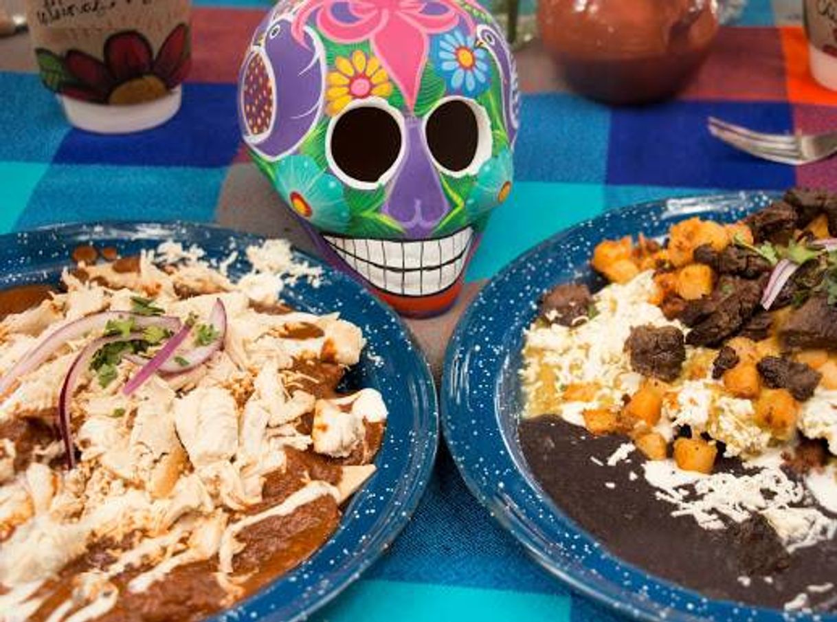 Restaurantes La catrina chilaquiles 