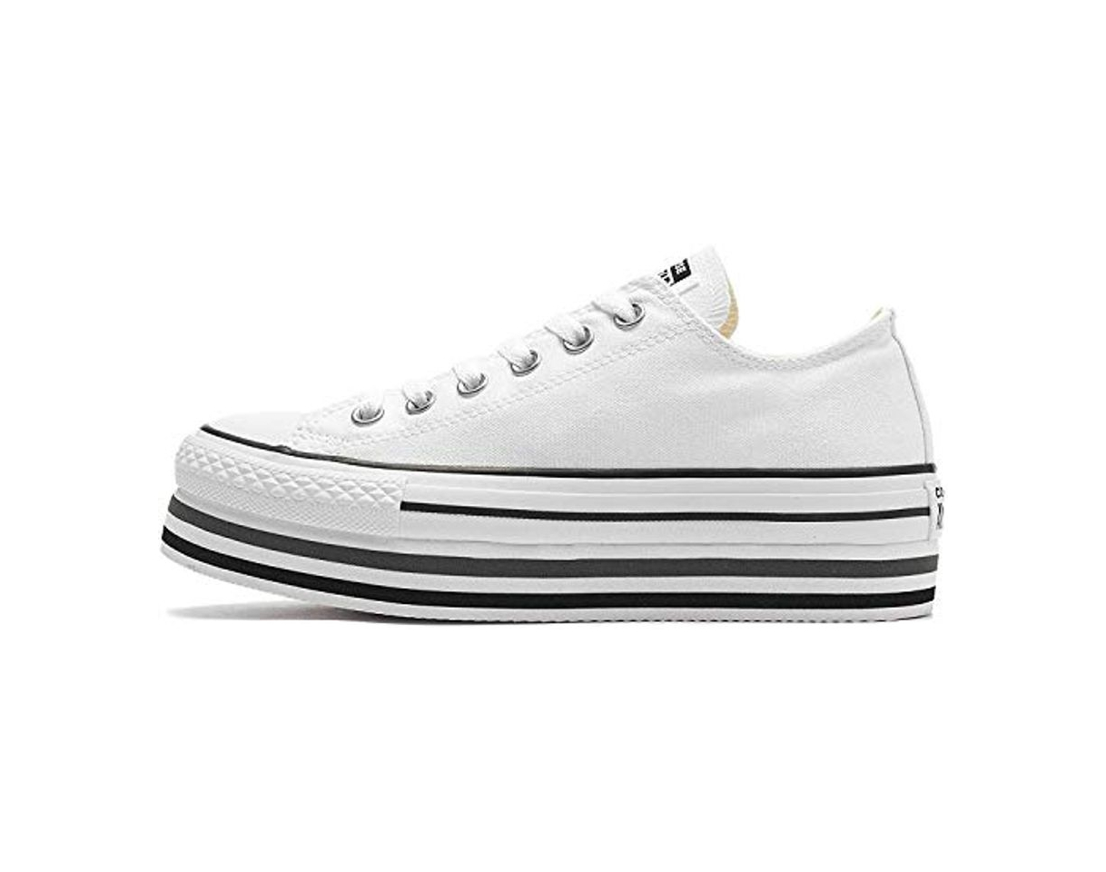 Social CTAS Platform Layer HI Zapatos Deportivos Mujer Blanco 563971C