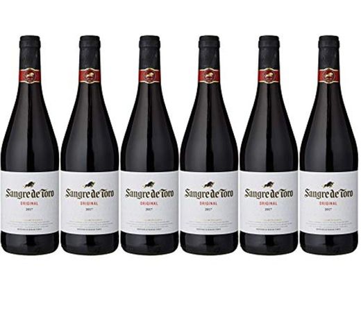 Sangre de Toro, Vino Tinto - 6 botellas de 75 cl, Total