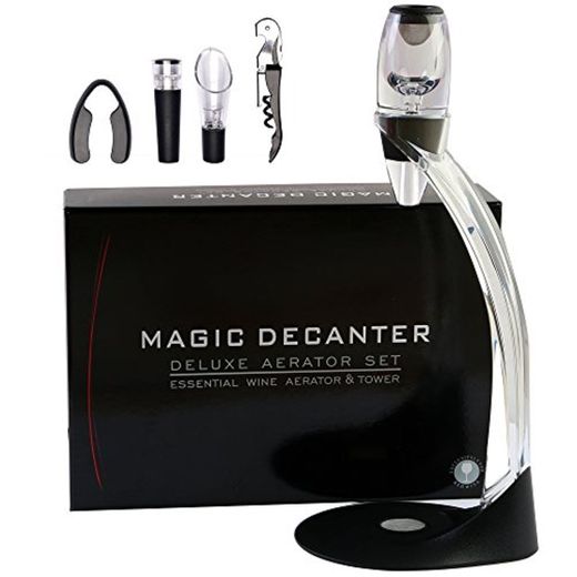 Aireador de vino Decantador de vino - ASOG Magic Decanter Jarra de