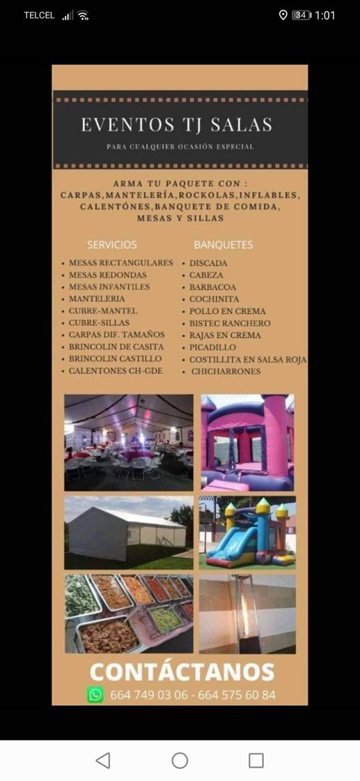 Moda Eventos Salas !!! 