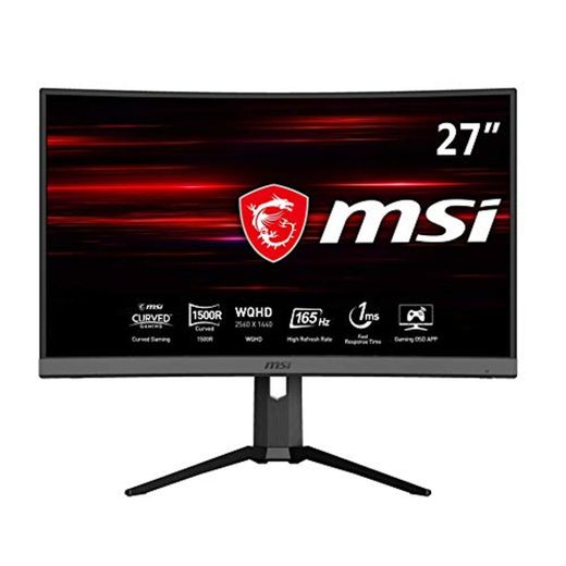 MSI Optix MAG272CQR - Monitor Gaming Curvo de 27" LED WQHD 165Hz