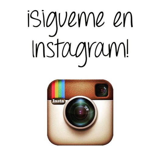 sigueme en instagram