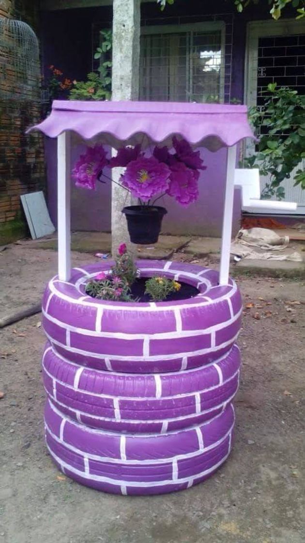 Ideas para tu jardin con llantas.