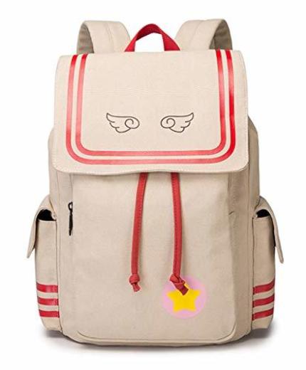 Cosstars Cardcaptor Sakura Anime Drawstring Backpack Rucksack Bolso de Escuela Bolsa de