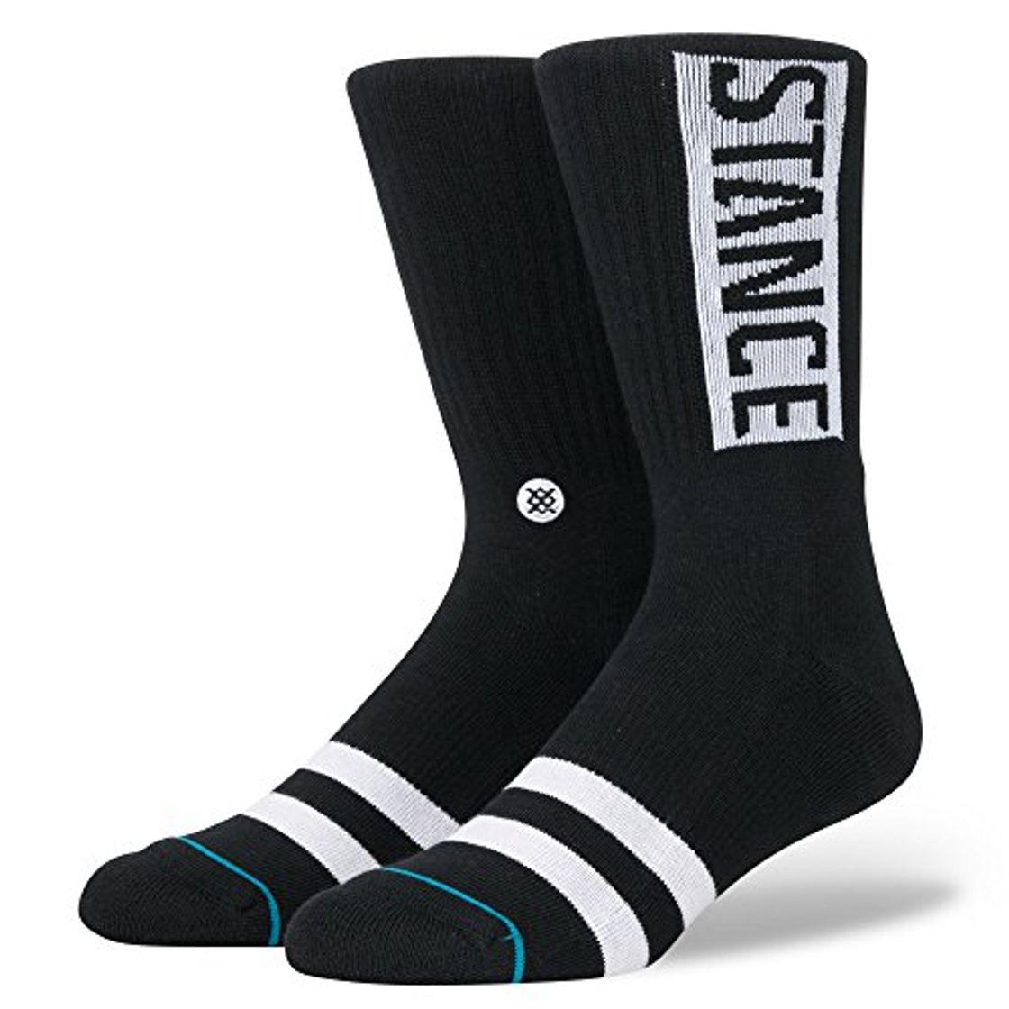 Fashion Calcetines para hombre de la fundación Stance ~ Og negro