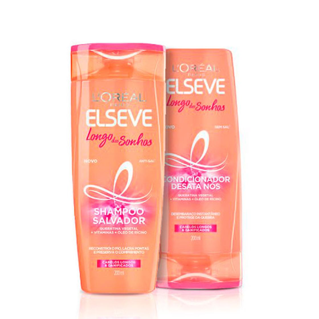 Social shampoo e condicionador 