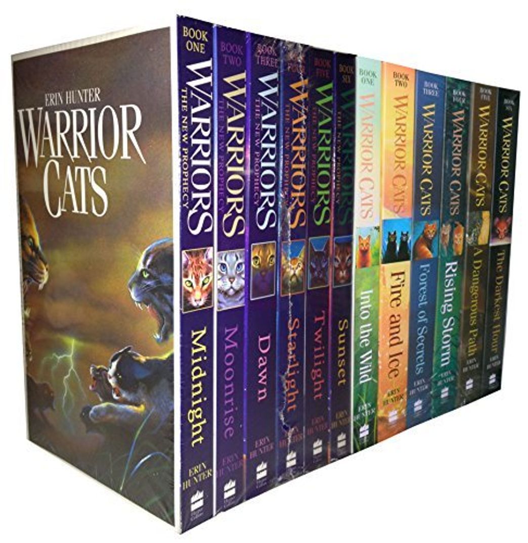 Book Warrior Cats Collection Erin Hunter 12 Books Set The New Prophecy, The Warriors