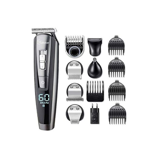 Hatteker Barbero Electrico Cortapelos Profesional Hombre Cortador Pelo Cortadora de Pelo Recargable