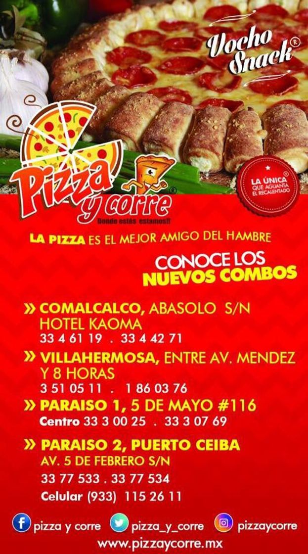 Restaurantes Pizza y Corre & Café