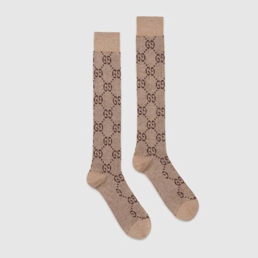 Gucci Lamé GG socks